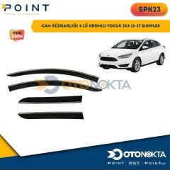 CAM RÜZGARLIĞI 4 LÜ KROMLU FOCUS 3€4 11-17 SUNPLEX