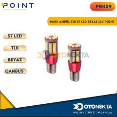 PARK AMPÜL T10 57 LED BEYAZ 12V  POİNT