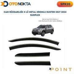 CAM RÜZGARLIĞI 4LÜ METL KRMLU DUSTER 17-24 SUNPLEX