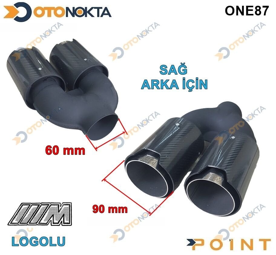 EGZOZ UCU AKRAPOVİÇ M MODEL 90 LIK ÇİFT SAĞ