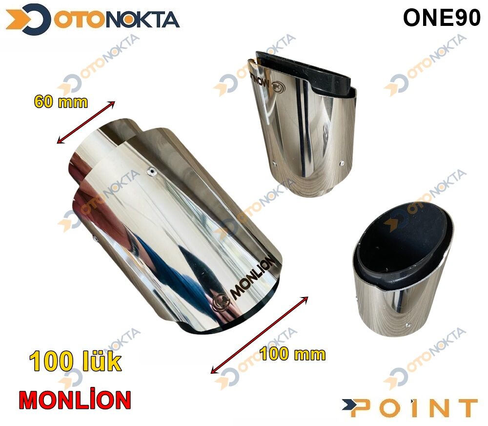 EGZOZ UCU AKRAPOVİÇ KROM MONLİON 100 LÜK TEKLİ