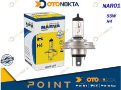 FAR AMPÜL NORML SARI H4 12V 60€55W TIRNAKLI  NARVA
