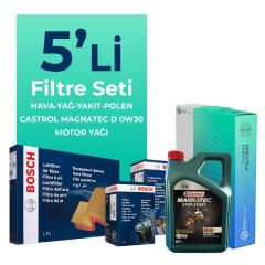 BOSCH Peugeot Boxer 2.0 Dizel BlueHDi Filtre Bakım Seti Castrol Motor Yağlı (2015-2020) 5 Li