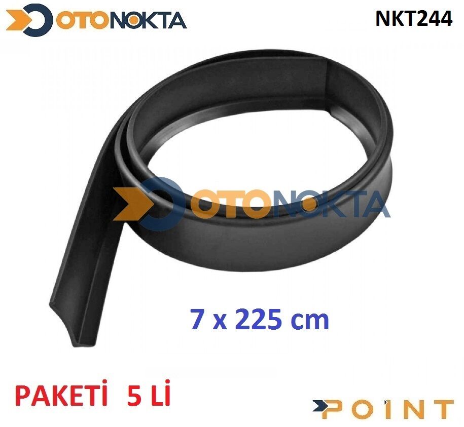 TAMPON ALTI EKİ LİP 7 CM EKONOMİK  SİYAH