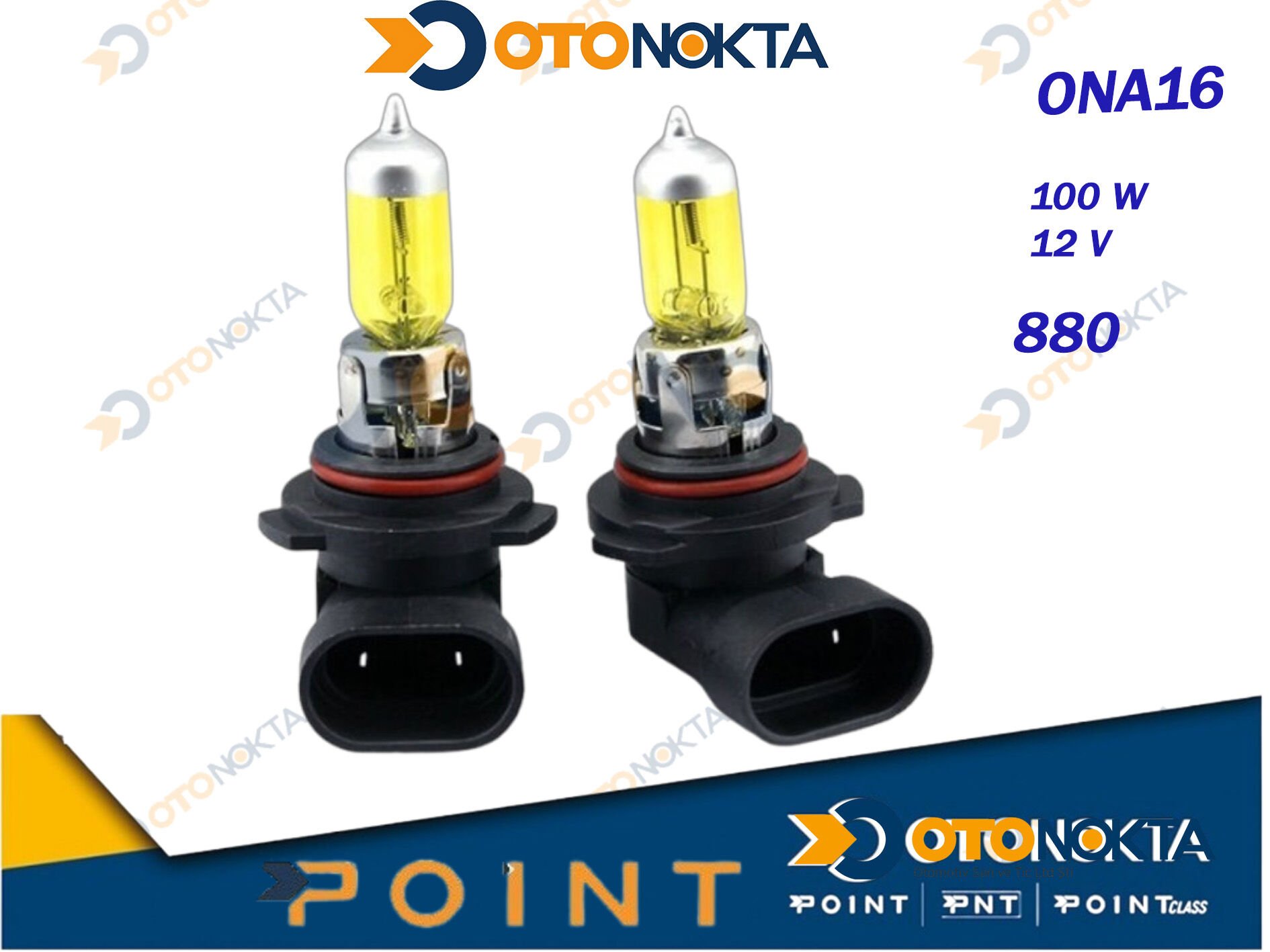FAR AMPÜLÜ HALOJEN SARI 100W 12V  880 POİNT