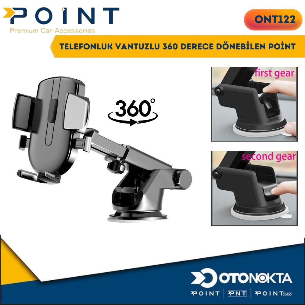 TELEFON TUTUCU VANTUZLU 360 DERECE DÖNEBİLEN POİNT
