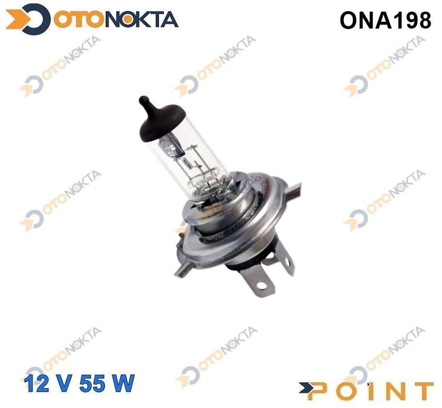 FAR AMPÜL NORMAL 12V 55W P43T TIRNAKLI H4