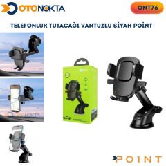TELEFON TUTUCU  VANTUZLU SİYAH POİNT