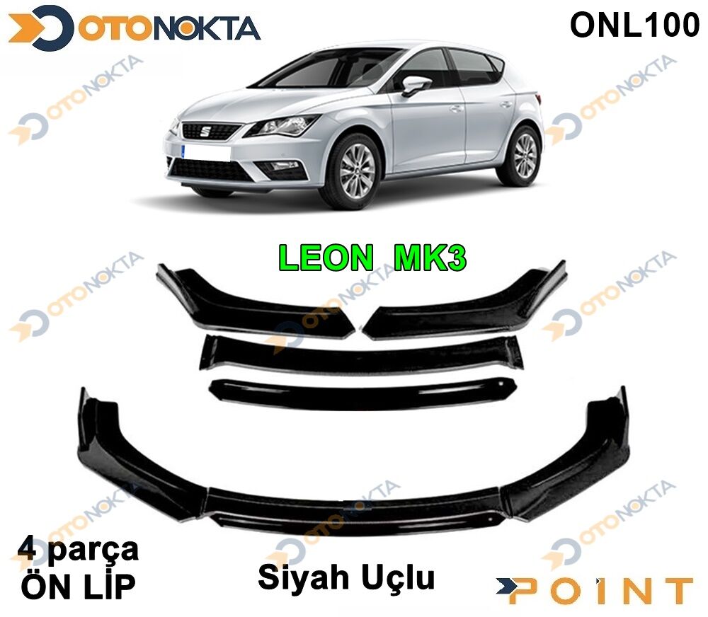 ARACA ÖZEL TAMPON ALTI LİP 4 PRÇ SİYAH LEON