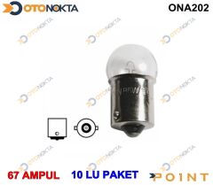 AMPÜL 67 DUY BEYAZ 12V-5W 2208 OSC