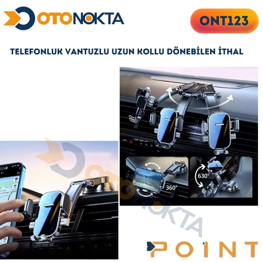 TELEFON TUTUCU VANTUZLU UZUN KOLLU DÖNEBİLEN İTHAL