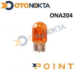 PARK AMPÜLÜ DİPSİZ T10 5W12V TURNCU OSC-SNT 100 LÜ