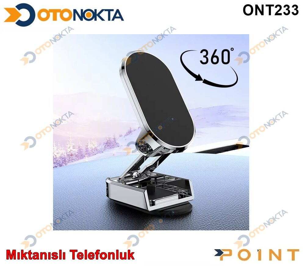 TELEFON TUTUCU MIKNATISLI METAL GÖVDE POİNT