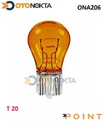 PARK AMPÜLÜ DİPSİZ T20 21-5W (1016T) TURUNCU