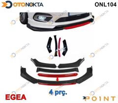 ARACA ÖZEL TAMPON ALTI LİP 4 PRÇ KIRMIZI EGEA