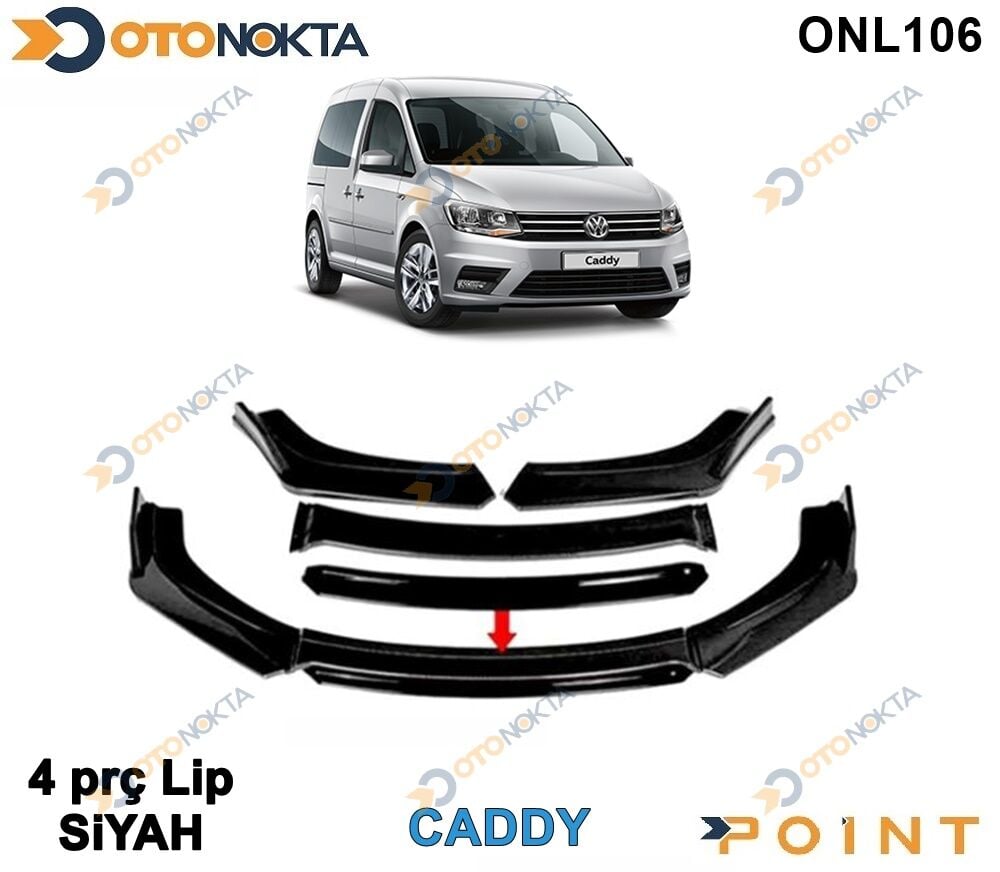 ARACA ÖZEL TAMPON ALTI LİP 4 PRÇ SİYAH CADDY