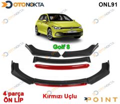 ARACA ÖZEL TAMPON ALTI LİP 4 PRÇ KRIMIZI GOLF 8