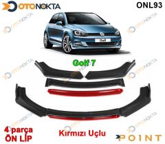 ARACA ÖZEL TAMPON ALTI LİP 4 PRÇ KIRMIZI GOLF 7