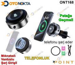 TELEFON TUTUCU YUVARLIK VANTUZLU  ŞARJ LİTHAL