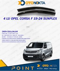 CAM RÜZGARLIĞI 4 LÜ OPEL CORSA F 19-24 SUNPLEX