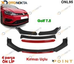 ARACA ÖZEL TAMPON ALTI LİP 4 PRÇ KIRMIZI GOLF 7,5