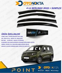 CAM RÜZGARLIĞI 4 LÜ BERLİNGO 2019 > SUNPLEX