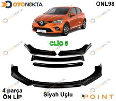 ARACA ÖZEL TAMPON ALTI LİP 4 PRÇ SİYAH CLİO 5