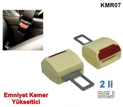 EMNİYET KEMER YÜKSELTİCİ SECURE İKİLİ BEJ YERLİ