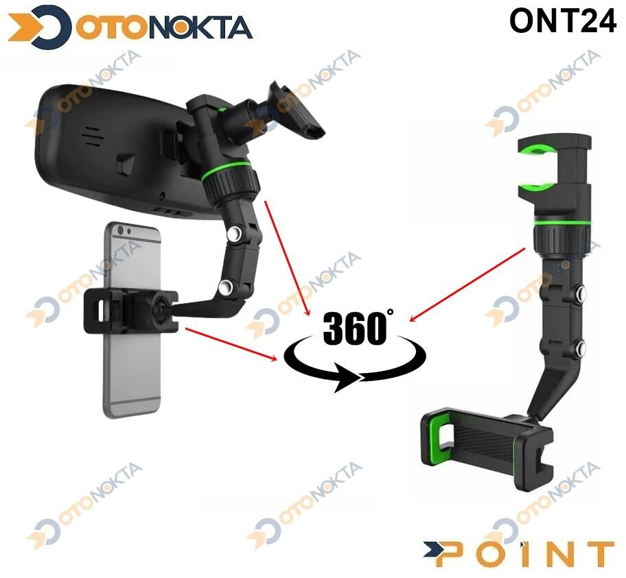 TELEFON TUTUCU İÇ DİKİZ AYNAYA GEÇMLİ 360 DRC POİN
