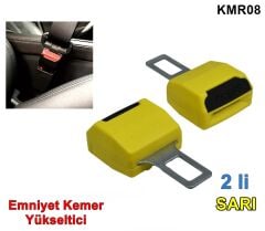 EMNİYET KEMER YÜKSELTİCİ SECURE İKİLİ SARI YERLİ