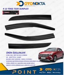 CAM RÜZGARLIĞI 4 LÜ TOGG T10X SUNPLEX
