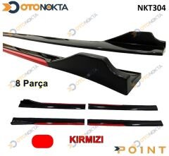 ÜNİVERSAL KANATLI MARŞPİYEL KIRMIZI 8 PRÇ FLAPLI