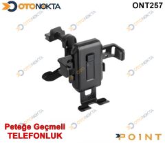TELEFON TUTUCU ROBOT TİP SIKIŞTIRMALI SİYAH POİNT