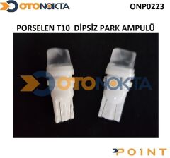 PARK AMPÜL PORSELEN SİVRİ BEYAZ POİNT