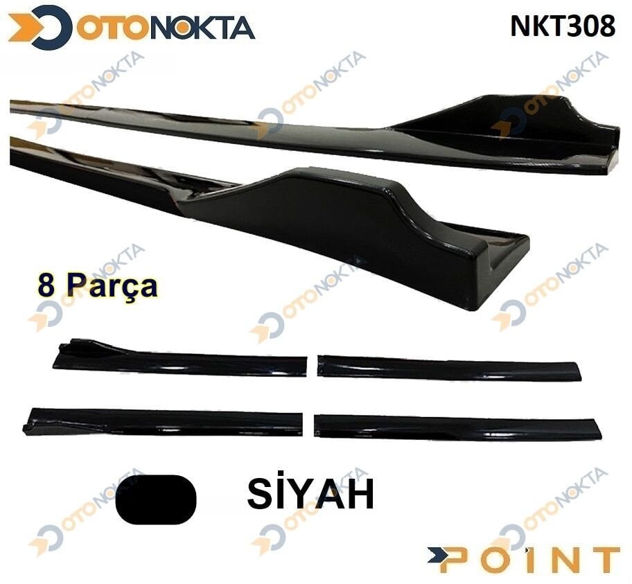 ÜNİVERSAL KANATLI MARŞPİYEL SİYAH 8 PRÇ FLAPLI