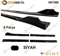 ÜNİVERSAL KANATLI MARŞPİYEL SİYAH 8 PRÇ FLAPLI