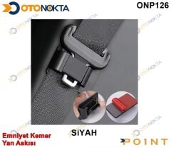 EMNİYET KEMERİ YAN ASKISI SİYAH İTHAL POİNT