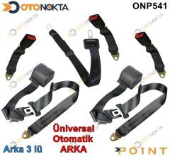 EMNİYET KEMERİ ÜNİVERSAL  ARKA OTOMATİK