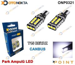 PARK AMPÜL T15 12V BEYAZ 15 LED BEYAZ POİNT