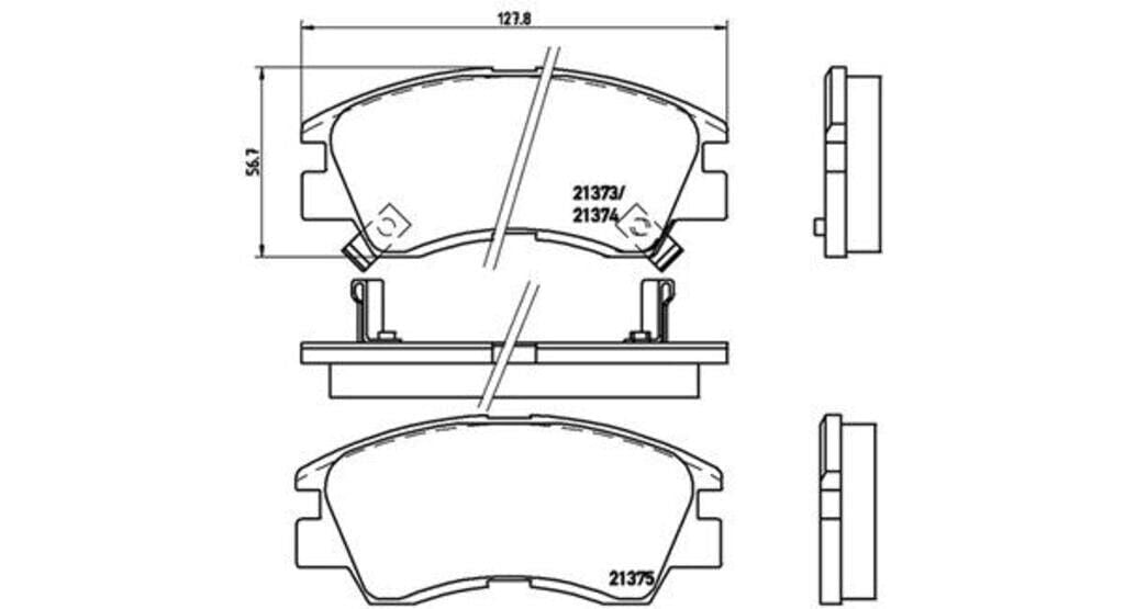Apetech Toyota L200 L300 Ön Fren Balata Takımı (1983-2006)