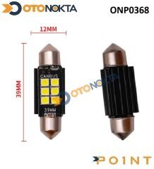 SOFİT AMPÜL 12V 6 LED 39MM CANBUS BEYAZ POİNT