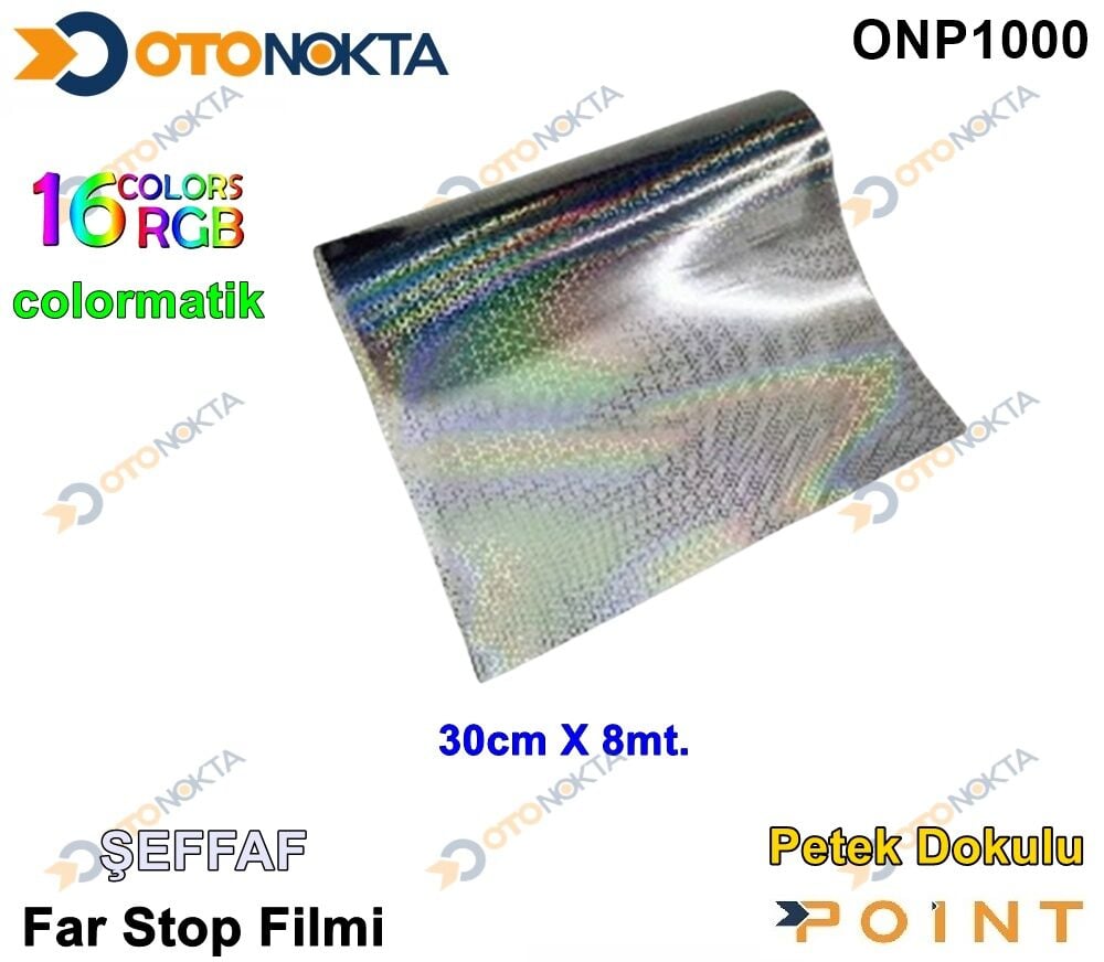 FAR FİLMİ PETEK ŞEFFAF COLORMATİK 30X8M POİNT