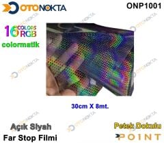 FAR FİLMİ PETEK AÇIK SİYAH COLORMATİK 30X8M POİNT