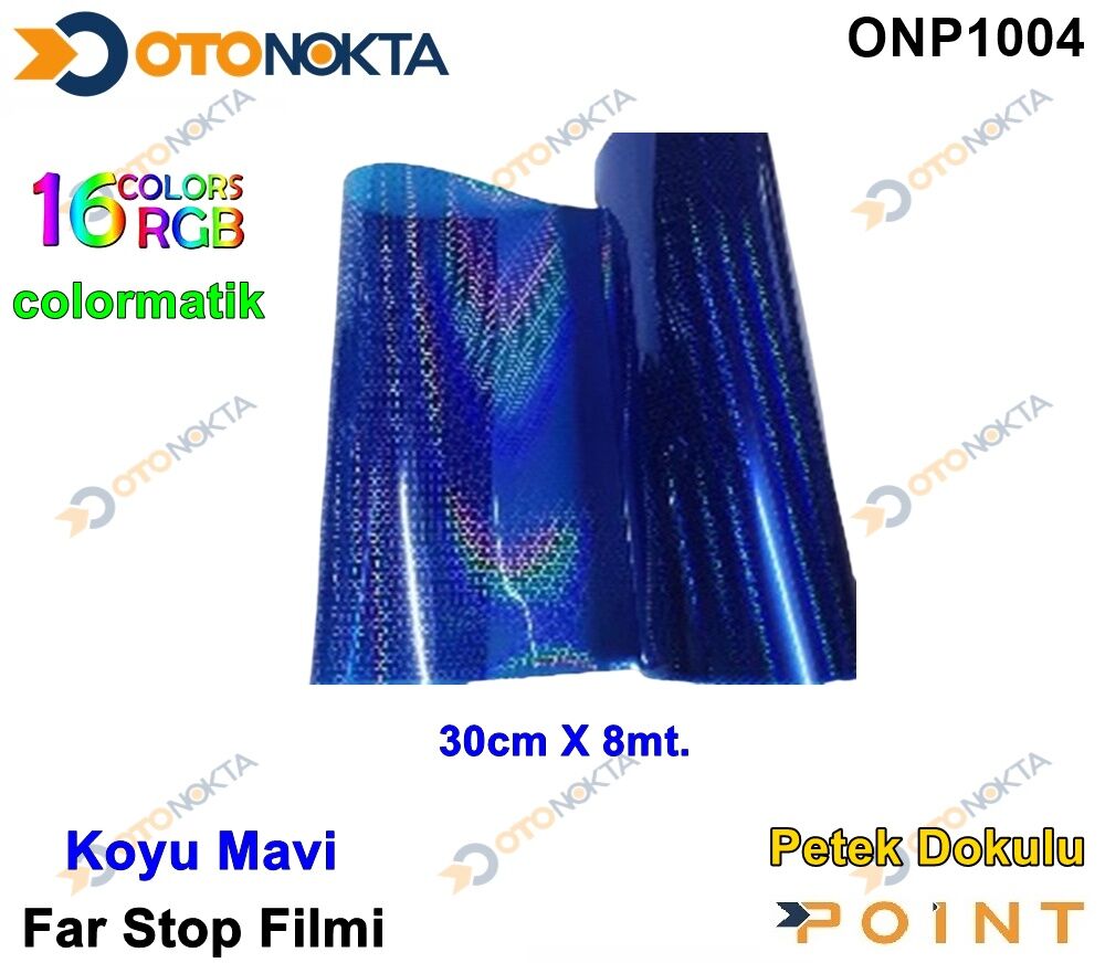 FAR FİLMİ PETEK KOYU MAVİ COLORMATİK 30X8M POİNT