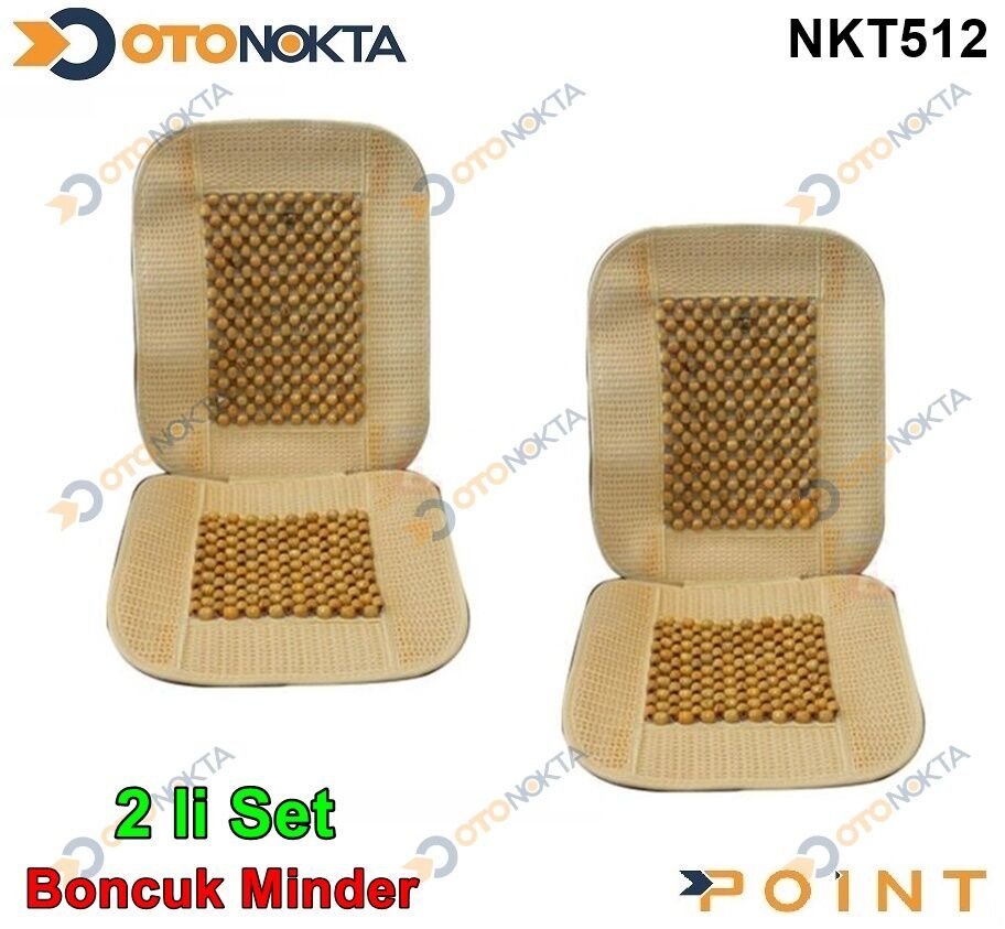 AHŞAP BONCUKLU MİNDER SIRT ALT 2 Lİ KREM