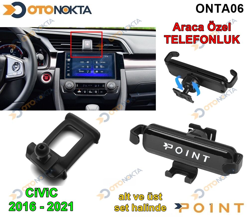 ARACA ÖZEL TELEFON TUTUCU CİVİC 2016-2021 POİNT