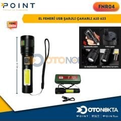 EL FENERİ USB ŞARJLI ÇAKARLI  A10 623