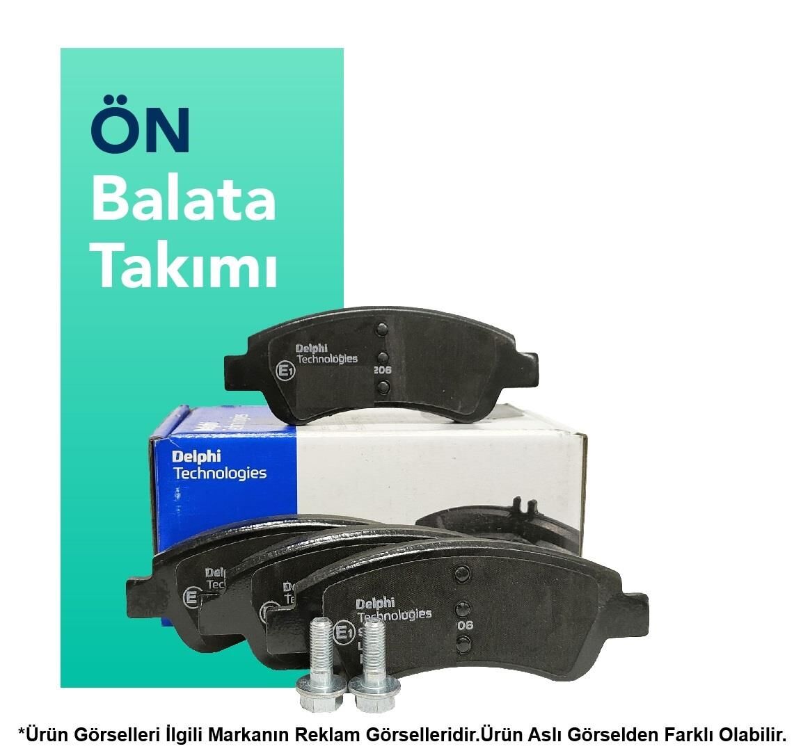 Delphi Dacia Sandero Ön Fren Balata Takımı (2012-2021)