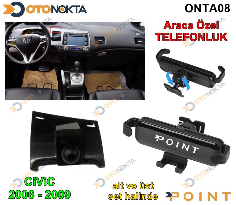 ARACA ÖZELTELEFON TUTUCU CİVİC 2006-2009 POİNT