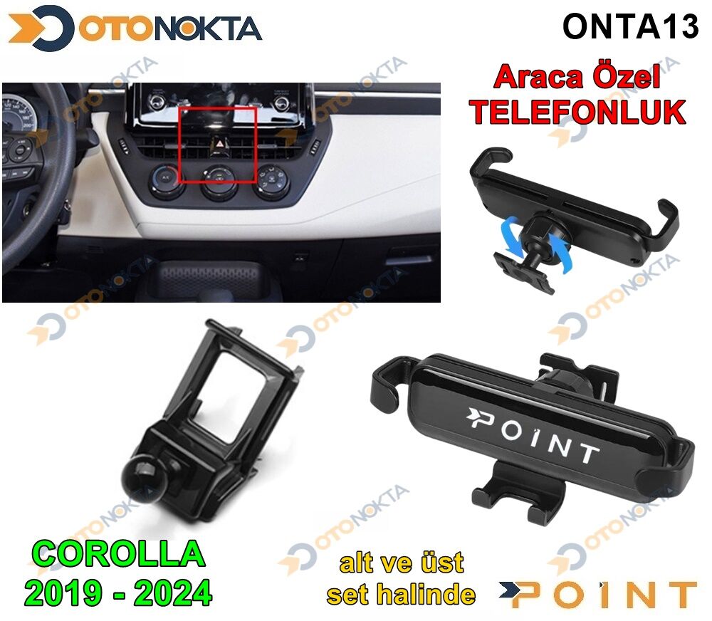 ARACA ÖZEL TELEFON TUTUCU COROLLA 2019-2021 POİNT